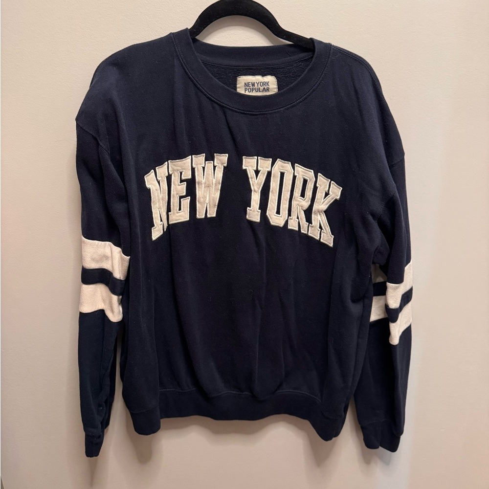 New York Popular New York Crewneck Sweatshirt